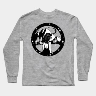 Magical Moon Girl Long Sleeve T-Shirt